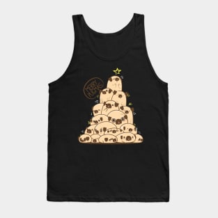 Pugmas Xmas Tree Tank Top